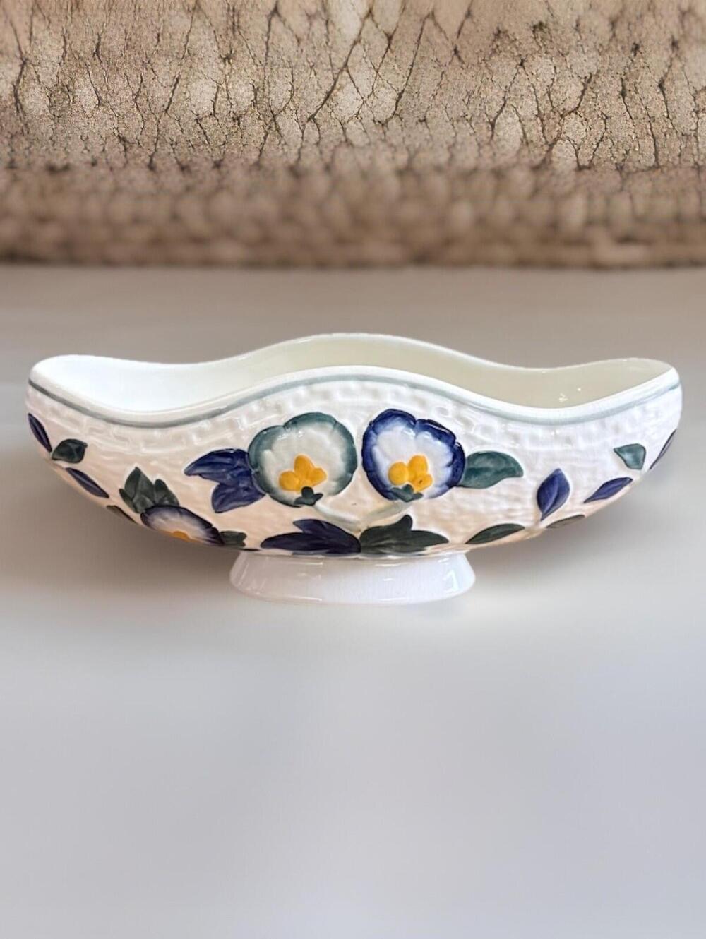 Vintage Collectible Art Deco Style Bowl Indian Tree Pattern H J Wood England 5"T